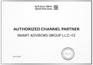 Ajman Authorized Channel Partner Certificate
